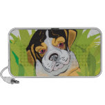 cute beagle puppy dog travelling speaker