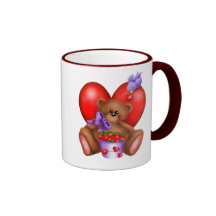 Cute Bear Hearts Mug 1