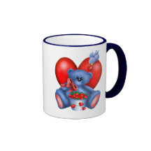 Cute Bear Hearts Mug 1