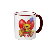 Cute Bear Hearts Mug 1