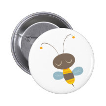 Cute Bee Button