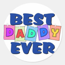 Cute Best Daddy EVER Sticker
