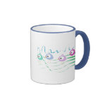 Cute birds in pastel hues mug