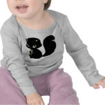 Cute Black Kitty Baby Shirt