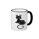 Cute Black Kitty Mugs