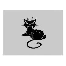 Cute Black Kitty Post Card