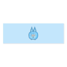 Cute Blue Bunny Rabbit. Business Card