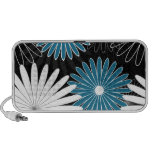 cute blue flowers travelling speaker