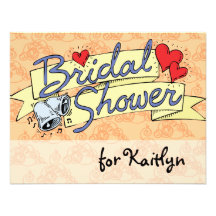 Cute Bridal Shower Melon Custom Invite