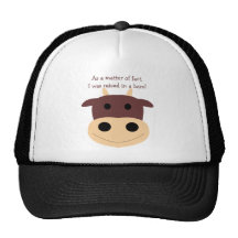 Cute brown cow hat