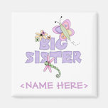 Cute Bugs Big Sister Refrigerator Magnet