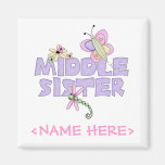 Cute Bugs Middle Sister Fridge Magnets