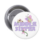 Cute Bugs Middle Sister Pins