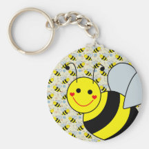 Cute Bumble Bee Keychain