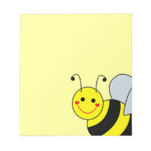 Cute Bumble Bee Memo Pads