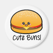 Cute Buns Fridge Magnet