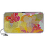 Cute butterfly pattern doodle speaker