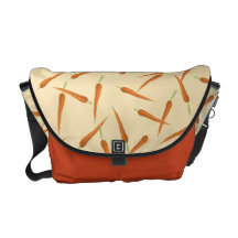 Cute Carrot Rickshaw Messenger Bag