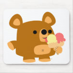 Cute Cartoon Bear with Balls :) mousepad