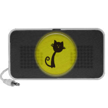 Cute Cartoon Black Cat Speaker System