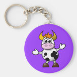 Cute Cartoon Cow Key Chain
