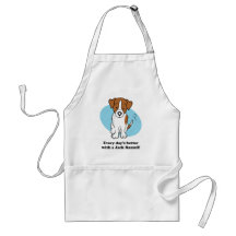 Cute Cartoon Dog Jack Russell Apron