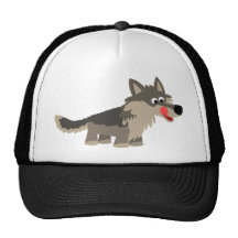 Cute Cartoon Hungry Wolf Hat