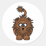 Cute Cartoon Lion Stickers