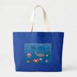 Cute Cartoon Marine Life Canvas Bags