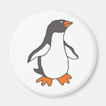Cute Cartoon Penguin Design Refrigerator Magnet