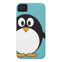 Cute Cartoon Penguin - iPhone 4 4s iPhone 4 Covers