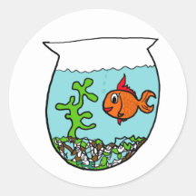 cute cartoon round sticker