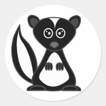 Cute Cartoon Skunk Stickers