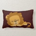 Cute Cartoon Sleeping Lion Pillow