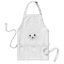 Cute Cat Face. Aprons
