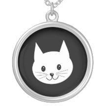 Cute Cat Face. Pendant