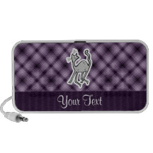 Cute Cat; Purple Travel Speaker