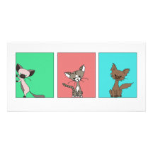 Cute Cats (Meet the Mews) Picture Card