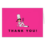 Cute Chef Thank You Card
