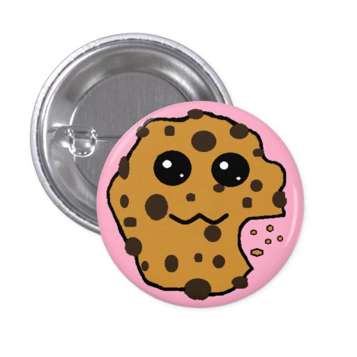 Cute chocolate chip cookie pink