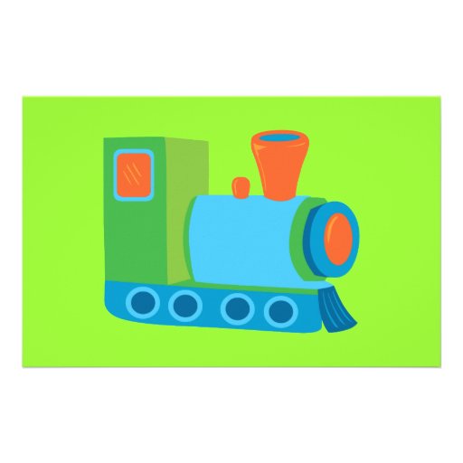 Cute Choo Choo Train Customized Stationery