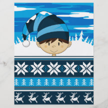 Cute Christmas Elf Flyer