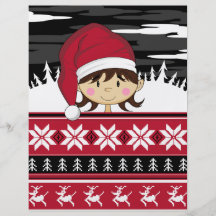 Cute Christmas Elf Flyer
