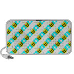 cute CMYK cartoon bumble bee Travel Speakers