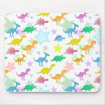 Cute Colour Dinosaurs Kids Mousepad
