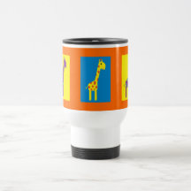 Cute & Colourful Giraffes Customisable Mugs