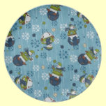 Cute Country Snowmen plates