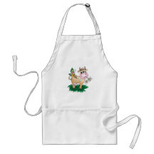 Cute Cow & Butterfly Aprons