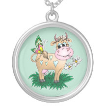 Cute Cow & Butterfly Pendants
