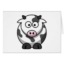 Cute Cow Card